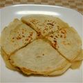 まあまま☆0403's cooksnap of when they made 巨大おやき？葱だけで簡単おうす（薄焼き）.