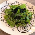 ばぢこ's cooksnap of when they made 春菊とわかめのコチジャンサラダ.