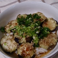 feriche's cooksnap of when they made 茄子の煮浸しそうめん.