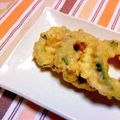 サキソラ's cooksnap of when they made ゴーヤのフリッター（沖縄風天ぷら）.