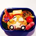 まか１２３４'s cooksnap of when they made *キャラ弁*簡単くるまおむすび.