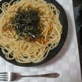 まこ太郎's cooksnap of when they made ふわとろ♥たらこスパの卵納豆がけ.