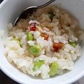 みゃじま's cooksnap of when they made 枝豆とトマトのチーズリゾット.