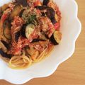 ミネバラ's cooksnap of when they made ツナとナスとトマトのスパゲッティ.
