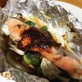 りち子★☆'s cooksnap of when they made 秋の味覚♪鮭のちゃんちゃんホイル焼き♫.