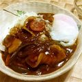 ☆パズル☆'s cooksnap of when they made ハッシュドポーク♪温たま乗せ♡ 幸せ～.