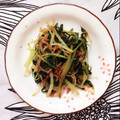 K0A9O0R8U♪'s cooksnap of when they made 水菜としらすのおひたし.