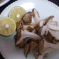 ayaちげ's cooksnap of when they made 【焼くだけ簡単】焼松茸とすだちのコンビ！.