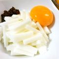 SP♪'s cooksnap of when they made 長芋月見たんざく海苔佃煮和え.