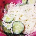 ユキエーヌ♪♪'s cooksnap of when they made 春雨サラダ.