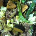 けいよせふ's cooksnap of when they made 南瓜とピーマンと薄切り肉の炒め物.