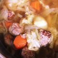 ぜっきーNo19's cooksnap of when they made ポトフ♫ハンバーグいり！お弁当にも.