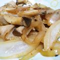 ハロゲン's cooksnap of when they made 玉ねぎ＆エリンギのピリカラ炒め.