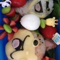 クック6UOVTI☆'s cooksnap of when they made 妖怪ウォッチ☆ジバニャンとウィスパー弁当.
