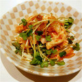 akomanman's cooksnap of when they made ささみキムチ和え.