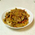 ぶるーべぁ's cooksnap of when they made 簡単！シャキシャキ☆れんこんきんぴら.
