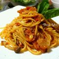 inyako's cooksnap of when they made しめじとベーコンのトマトパスタ.