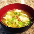 ぶ〜こ♡'s cooksnap of when they made 焦がしキャベツと玉ねぎのみそ汁.