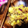 mayupotato's cooksnap of when they made さつまいもそぼろ.
