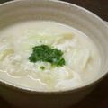 まっちぃなー's cooksnap of when they made 春キャベツのほっこり豆乳スープ.