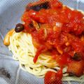 itsupipi's cooksnap of when they made ♪ナスとしめじのトマトソース冷製パスタ♪.