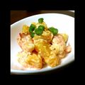 オハモリ's cooksnap of when they made キューブカボチャとエビのマヨカクテル.