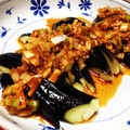 shikkachan's cooksnap of when they made レンジ蒸し茄子の色鮮やか冷製＊ピリ辛だれ.