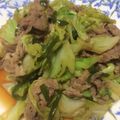 amy108's cooksnap of when they made 簡単おかず！豚肉と春キャベツの生姜焼.