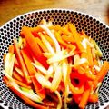 lunch47400's cooksnap of when they made にんじん×長ネギの和え物.