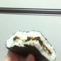 くろたんのはは's cooksnap of when they made 焼肉♪鮭マヨ☆おにぎりサンド★運動会に.