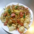 まー坊（・＿・）'s cooksnap of when they made 超簡単！ソース焼きそばをカレー味に！？.