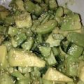 Barham's cooksnap of when they made アボカドときゅうりで副菜.