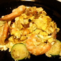 ★まんまる★'s cooksnap of when they made えびとズッキーニの卵炒め.