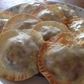 なっちママ☆'s cooksnap of when they made さつまいも＆胡桃＆あんこ＆チョコパイ.
