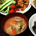 かおﾆｬﾝ子's cooksnap of when they made ♪具沢山♡炒めない豚汁♪.