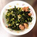 m10y2w's cooksnap of when they made 大根菜のよごし(大根葉の味噌炒め).