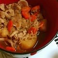 お料理はな's cooksnap of when they made 離乳食取り分けOK!昆布だし肉じゃが♪.