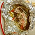 お料理はな's cooksnap of when they made 簡単☆サーモンバジルのホイル焼き.