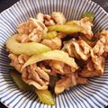 MAMi｡☆'s cooksnap of when they made セロリと豚肉の甘酢炒め.