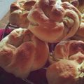 杏のキッチン's cooksnap of when they made 栗の甘露煮～☆手捏ね編みパン★改良版★.
