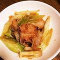 natumi☆★'s cooksnap of when they made 豚バラとネギの柚子胡椒ポン酢焼き.