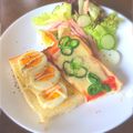 aorin_5's cooksnap of when they made ガッツリ♪玉子チーズトースト.