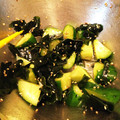 しゅがーみゅ's cooksnap of when they made **ｷｭｳﾘとﾜｶﾒの和え物**.