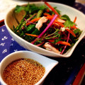 猫柳商店's cooksnap of when they made ささみと水菜のサラダ.