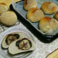 mutsu＊'s cooksnap of when they made ホームベーカリーで★栗あんぱん.