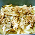 ゆんのぉぉぉ's cooksnap of when they made ルクエできのこと豚しゃぶのレンジ蒸し.