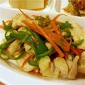 ねこぐるま's cooksnap of when they made 鶏胸肉の中華風塩にんにく炒め.