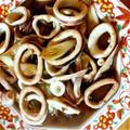 オリーブビーンズ's cooksnap of when they made お酒のつまみに☆イカとネギのわた炒め.
