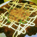 彩菜と藍のママ's cooksnap of when they made 下宿生応援レシピ！豚玉お好み焼き☆.