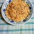 おもおも's cooksnap of when they made エビとホタテのトマトクリームパスタ✿.